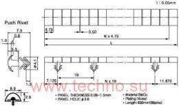 EXF-008-96pin-33-33 / IDFg-008-96P-33-33(w/rivet) (96   ,  - )